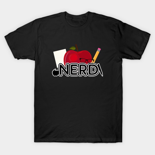 Nerd - Logo T-Shirt by adamzworld